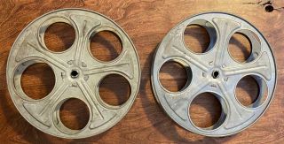 Vintage Goldberg Bros.  35mm Movie Theater Film Reels 10 "