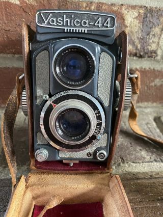 Vintage Yashica 44 Lm Dual Lens Film Camera -