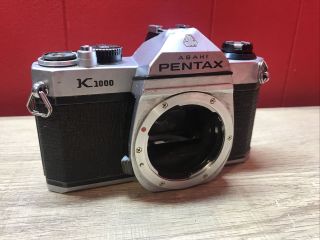 Vintage Pentax Asahi K1000 35mm Slr Film Camera Body Only