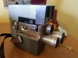 Wollensak Eye - Matic Model 46 Indoor Outdoor Reel to Reel 8mm Movie Camera 2