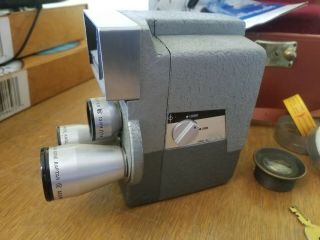 Wollensak Eye - Matic Model 46 Indoor Outdoor Reel to Reel 8mm Movie Camera 3