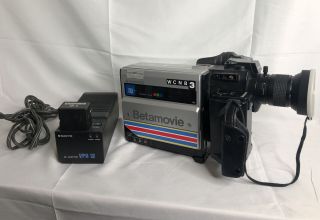 Vintage Sanyo Betamovie Beta Video Camera Camcorder Vrc - 100 W Charger Pwr Supply