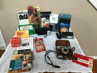 Vivitar Flashes (2),  Vintage Kodak Motormatic 35f Camera With Case,  And More