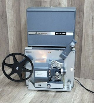 Vtg Bell & Howell " Auto Load " 8mm Film Projector 357b