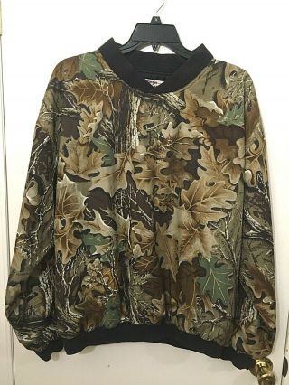 Vtg Wrangler Rugged Wear Advantage Camouflage Long Sleeve Shirt Xl
