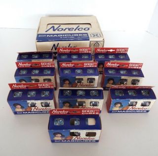 Vintage Norelco Blue Spot Magicubes Type X Series 29 Cubes Nos 116 Flashes