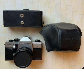Praktica Mtl 50 35mm Slr Camera With Pentacon Auto 1.  8/50
