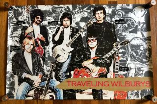Traveling Wilburys Vol.  1 Rare Promo Poster 1988