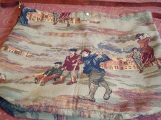 Large Vintage Golf Theme Tapestry Tote Bag 3