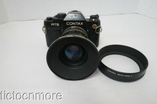 Vintage Zeiss Ikon Contax Rts Camera Tamron Sp Cf Macro Lens 1:2.  8 - 3.  8 35 - 80mm