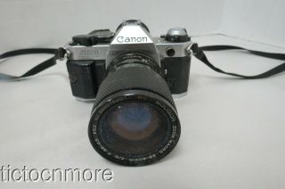 Vintage Canon Ae - 1 Program Camera W/ Soligor Zoom Macro Lens 28 - 80mm F:3.  5 - 4.  5