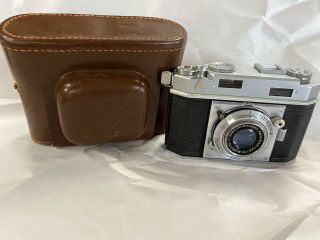 Vintage Agfa Karat 36 German 35mm Camera With F/2.  0 Lens Compur Rapid Shutter