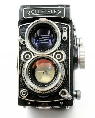 Rolleiflex 2.  8c Type 2 Replacement Cover - Laser Cut Leather Moroccan