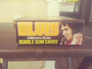 Elvis Presley 1978 Box Car Bubble Gum Cards Box of 36 packs 3