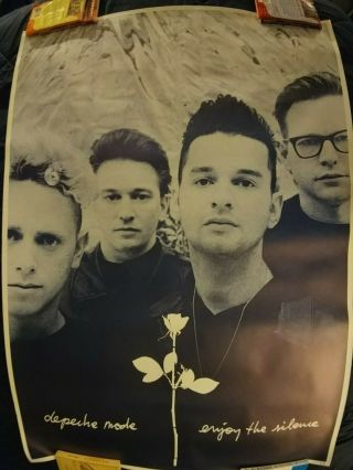 Vintage Depeche Mode Enjoy The Silence Subway Poster 54 X 38