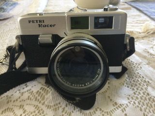 Petri Racer 35mm Film Rangefinder W/strap,  55mm Hoya Uv,  Battery —very