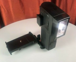 Vintage Sx70 Polaroid Polatronic Flash 2350 With Bracket And Stand Sx - 70