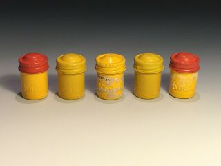 Vintage Eastman Kodak 35mm Film Cans,  Yellow Aluminum 35mm Kodak Film Cans