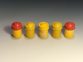 Vintage Eastman Kodak 35mm Film Cans,  Yellow Aluminum 35mm Kodak Film Cans 2