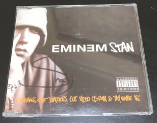 Eminem Stan 4 Track Hand Signed Cd Single