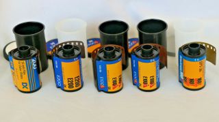 5 Rolls Kodak Slide Film 35mm X 36 Exp Color Ektachrome Film Cold Stored