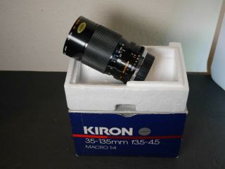 Kiron 35 - 135mm F/3.  5 - 4.  5 Macro 1:4 Lens (for Olympus O/om) Made In Japan