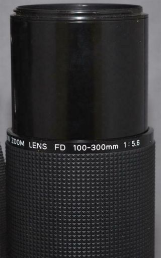 Canon Zoom Lens Fd 100 - 300mm 1:5.  6 -