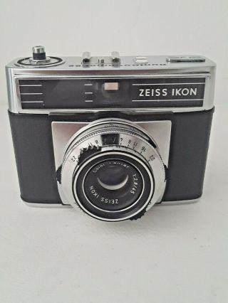 1963 Zeiss Ikon Contessamat Se 35mm Film Camera Carl Zeiss Color - Pantar 2.  8 45mm