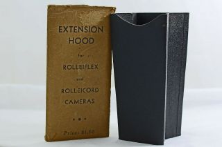 Vintage Rolleiflex And Rolleicord Camera Extension Focusing Hood