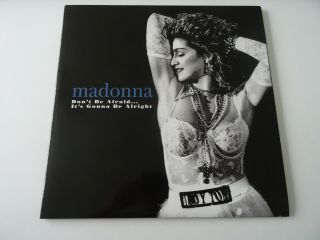 Madonna Virgin Tour 1985 2 Lp Set Blue Vinyl Orlando Holiday Into The Groove