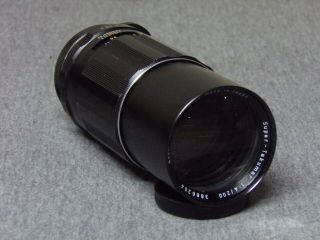 Vintage Pentax Asahi Opt.  C0.  - Takumar 1:4/200 Telephoto Screw On M42 Lens