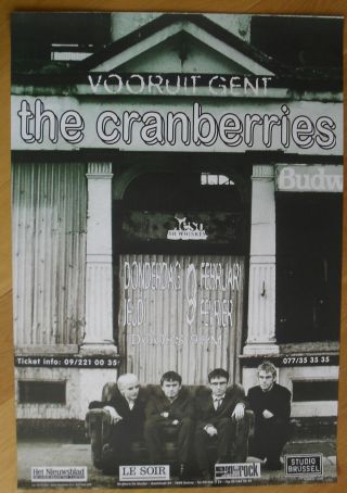 The Cranberries Concert Poster 