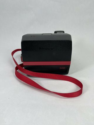 Vintage Polaroid Cool Cam Red 600 Instant Film Camera w/ Strap. 2