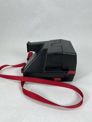 Vintage Polaroid Cool Cam Red 600 Instant Film Camera w/ Strap. 3
