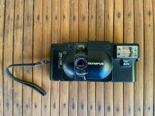 Olympus Xa 35mm Camera With A11 Flash