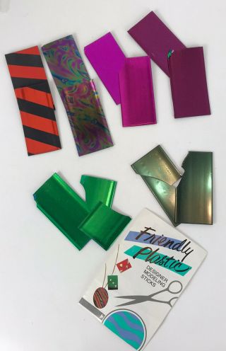 Vintage Multicolor Friendly Plastic Designer Modeling Sticks (Jewelry/Earrings) 2