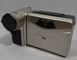 Vintage Sharp Viewcam Vl - Ah50 Hi - 8 8mm Hi - Fi Camcorder