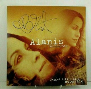 Alanis Morissette Jagged Little Pill Acoustic,  Autographed Album Flat (2005)