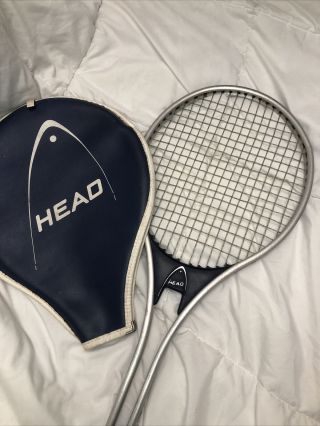 Vintage Head Master Aluminum Tennis Racquet,  4 5/8,  Usa,  Grip W/case