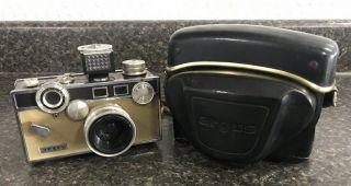 Vintage Argus C3 " The Brick " 35mm Film Camera W/ Argus Case