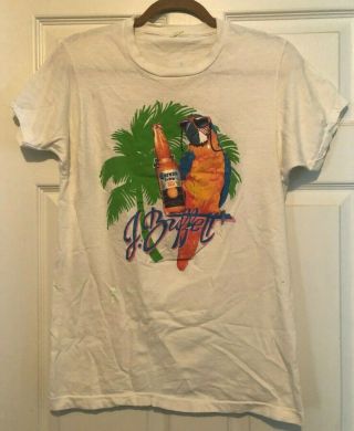 Jimmy Buffett With The Coral Reefer Band Tour 1987 Rare Vintage T - Shirt
