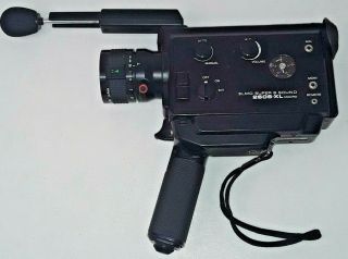 1980 Elmo 8 Sound Movie Camera 260s - Xl Macro W Zoom Lens 1.  4 8 - 48mm