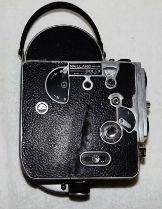 Vintage 1940 ' s Paillard Bolex 16mm Movie Camera Body - Parts 3