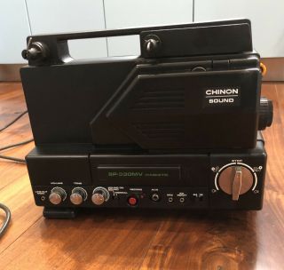 Vintage Chinon Sound Sp - 330mv Magnetic 8 Movie Projector