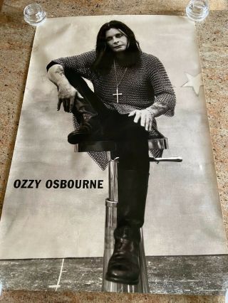 Ozzy Osbourne - The Ozzman Cometh / 1997 Epic Records Promotional Poster