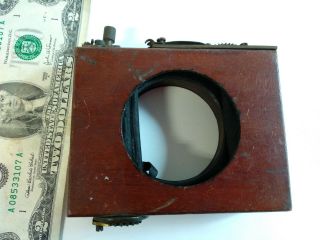 Antique Wooden Camera Part Thornton Pickard Time And Instant Shutter For Repair