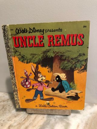 Vintage 1969 Walt Disney " Uncle Remus " Little Golden Book D85