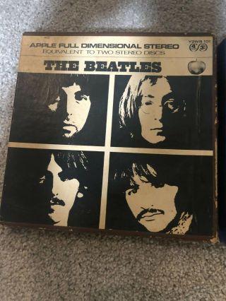 The Beatles Hey Jude Reel To Reel Tape 7½ Ips & The White Album 7/1/2 Ips