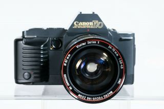 Canon T70 35mm Slr With Vivitar Series 1 24 - 70mm F/3.  8 - 4.  8 Macro/zoom Lens