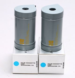 Set Of 2 Hasselblad 70mm Film Cassette 51039